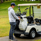 Big Rig S-Class | White Vegan Leather Cart Bag