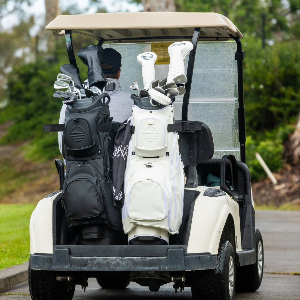 Big Rig S-Class | White Vegan Leather Cart Bag