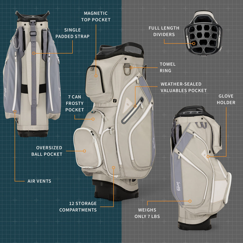Big Rig | Cool Gray Cart Bag