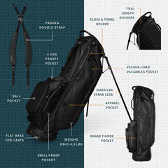 Ryder - Premium Vegan Leather  |  Black