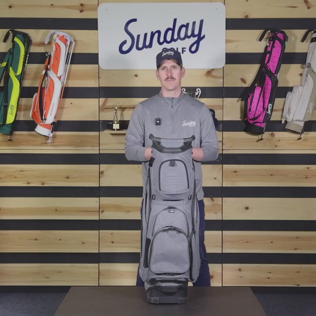 Big Rig S-Class | Black Vegan Leather Cart Bag