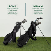 LOMA XL | Matte Black - Sunday Golf Australia